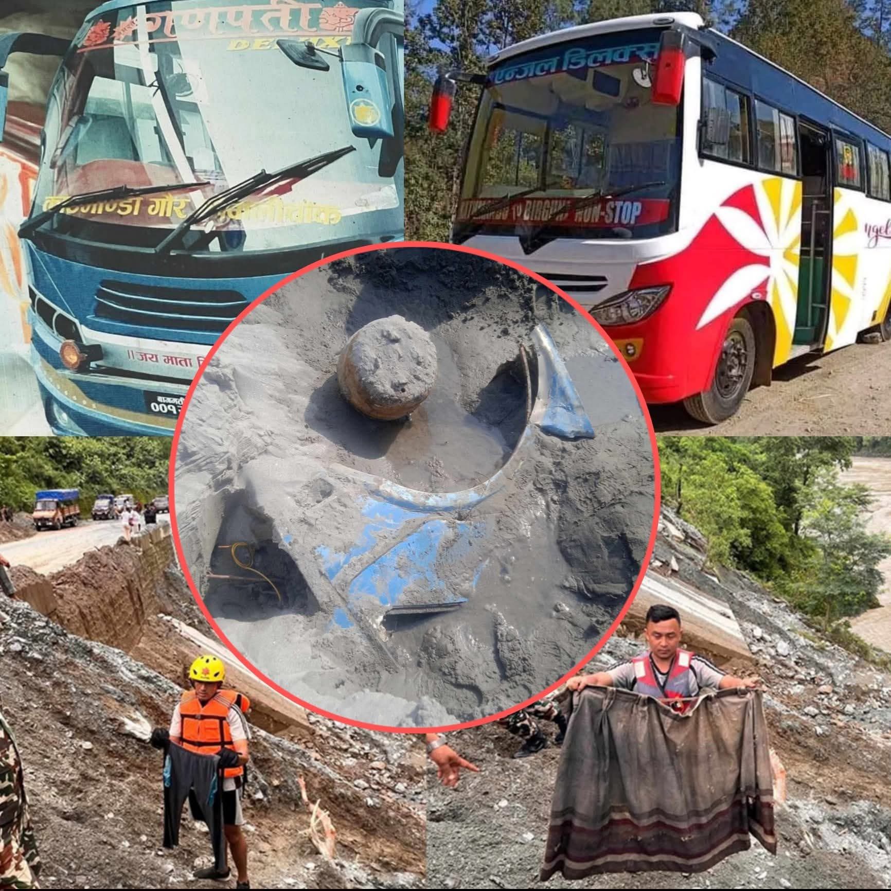 डेढ वर्षपछि त्रिशूलीको बालुवामा भेटियो सिमलताल बस दुर्घटनाको अवशेष