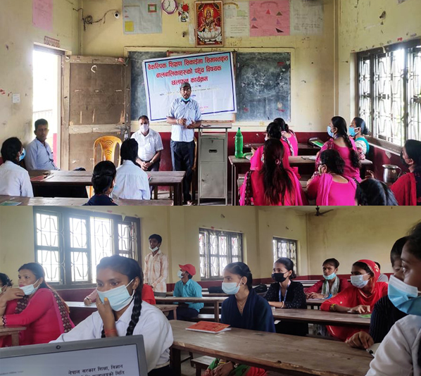 अलौंको द्वारदेवी मा.बि.मा बैकल्पिक शिक्षण शिकाईमा सिमान्तकृत बालबालिहरुको पहुच बिषयक छलफल कार्यक्रम सम्पन्न