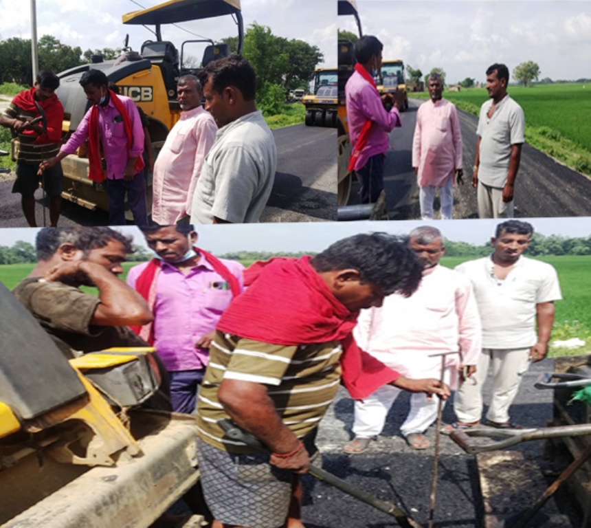 बिचारीपथ सडकको निर्माण कार्य सम्पन्न