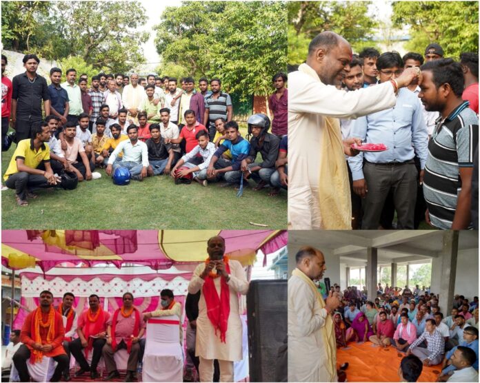 भवानीपुरका १३२ युवा एमाले प्रवेश,बेलवामा सम्पर्क कार्यालयको उद्घाटन