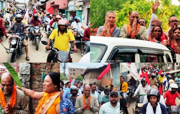 श्रीपुरमा एमालेको घरदैलो, बिजय सरावगीलाई पुनः जिताउने मुडमा स्थानियवासी