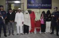 श्रीपुरको झाझी टोलमा प्रहरी छापा, २ पुरुष र ५ महिला नियन्त्रणमा