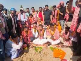 मधेश प्रदेशका भौतिक पुर्वाधार मन्त्री यादवले गरे दर्जन भन्दा बढि योजनाको शिलान्यास मदेशमा बिकाशको लहर