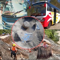 डेढ वर्षपछि त्रिशूलीको बालुवामा भेटियो सिमलताल बस दुर्घटनाको अवशेष