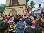 वीरगंजमा अध्यादेशको विरोधमा युवा संघद्वारा प्रदर्शन।