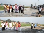 प्रसौनी बिर्तामा छठघाटको ढलान कार्य सम्पन्न