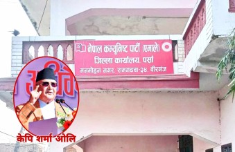 कार्तिक १८ गते ओली वीरगंज आउने