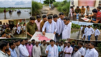 लालपर्सामा डुबान, जलनिकास र तटबन्ध निर्माणको माग; सांसद हरि पन्तले थाले समाधानको पहल