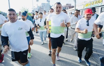 ४४औँ बी.पी. स्मृति दिवसमा गगन थापासहित कांग्रेसको ५ किमि ‘ग्रिन रन’