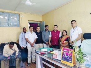 मल अभाव समाधानका लागि रास्वपा नेताहरूको कृषि सामग्री कम्पनीसँग महत्वपूर्ण भेट