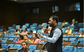 वीरगन्जको मुख्य सडक २५/२५ मिटर बिस्तारको बाधक अदालत रहेको: सांसद प्रदीप यादव