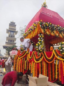 आज वीरगञ्जमा जगन्नाथ रथ यात्रा निकालिदै