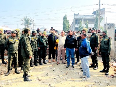 वीरगञ्जमा बीपी उद्यान निर्माणले गति लियो, अतिक्रमण हटाएपछि काम तीव्र