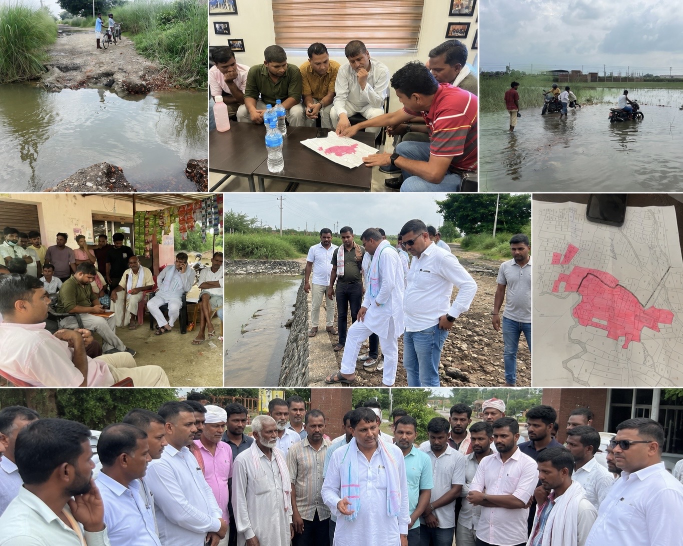 लालपर्सामा डुबान, जलनिकास र तटबन्ध निर्माणको माग; सांसद हरि पन्तले थाले समाधानको पहल