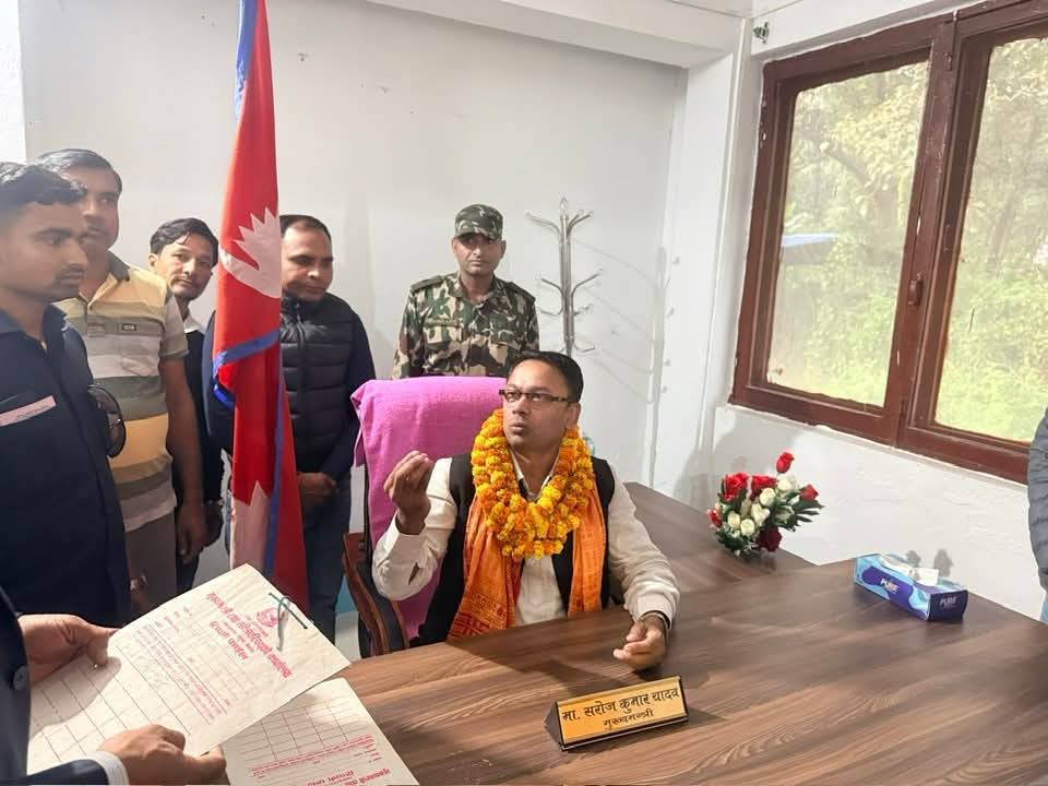 मधेसका नवनियुक्त मुख्यमन्त्री सरोज यादवले सम्हाले कार्यभार